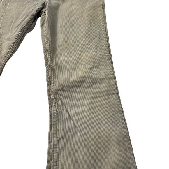 Vintage 70s women's cream corduroy Gap Pioneer frontier western trouser pants - Picture 12 of 13